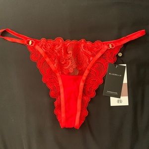 NWT red bluebella panties